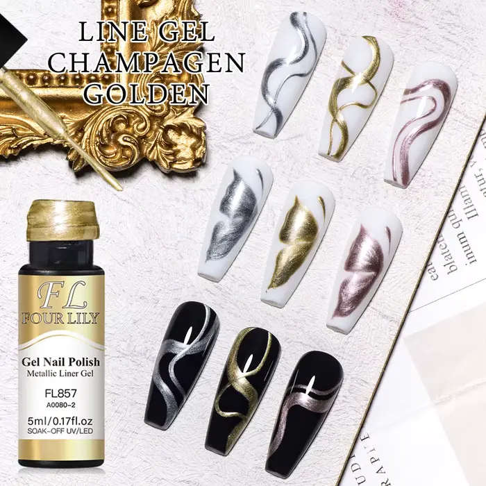 Vernis à ongles en Gel miroir