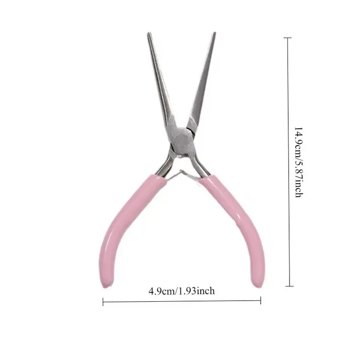 Pince à ongles rose à long bec