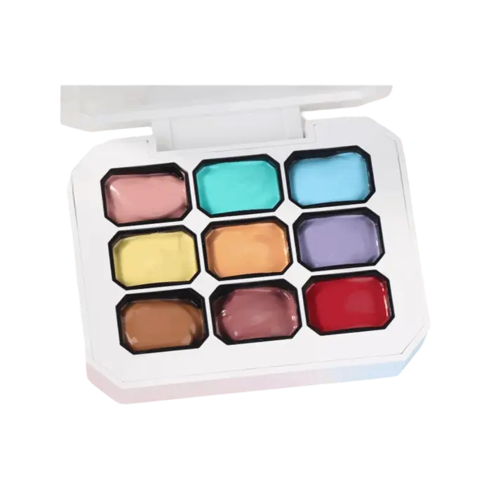 Mini vernis à ongles gel 4 en 1 Pat Ombre, 9 couleurs, gel de peinture facile à dégrader, vernis à ongles français, peinture artistique en gel pour filles