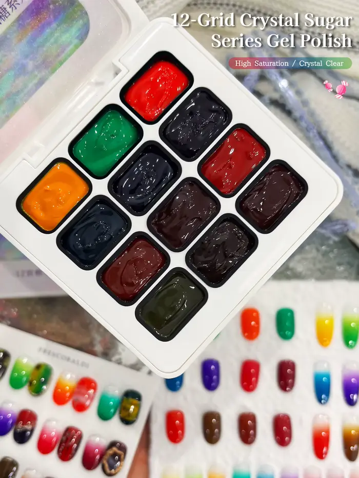 MORDDA ﻿ Gel 12 couleurs - Vernis à ongles semi-solide adapté à la manucure DIY