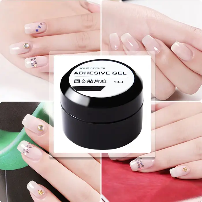 Colle Gel SolidNail pour Ongles à Presser 10ml – Adhésion Forte Longue Durée pour Faux