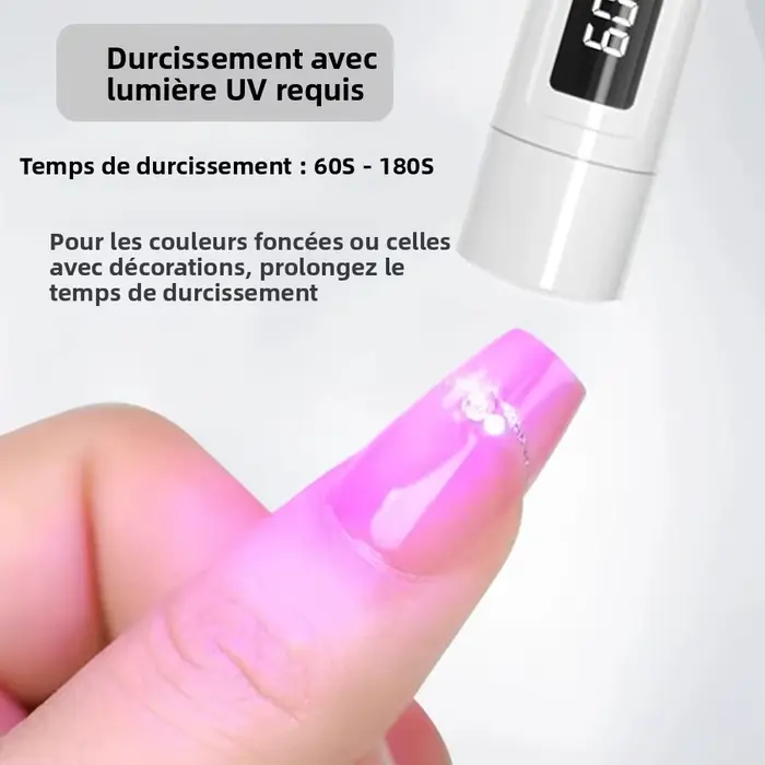 Autocollants pour ongles en gelée Ultra-fins