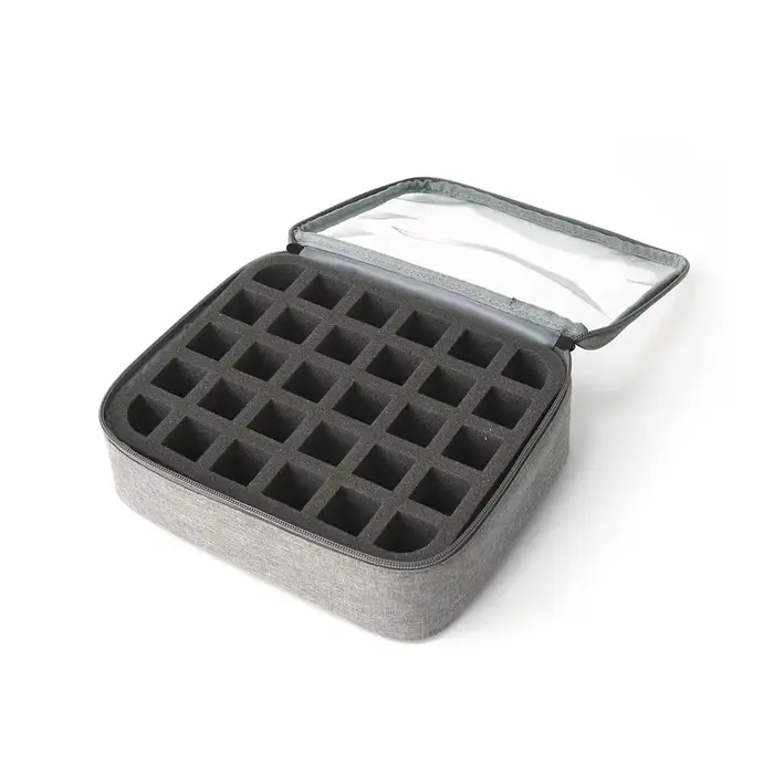 Sac de rangement pour vernis à ongles à 30 compartiments