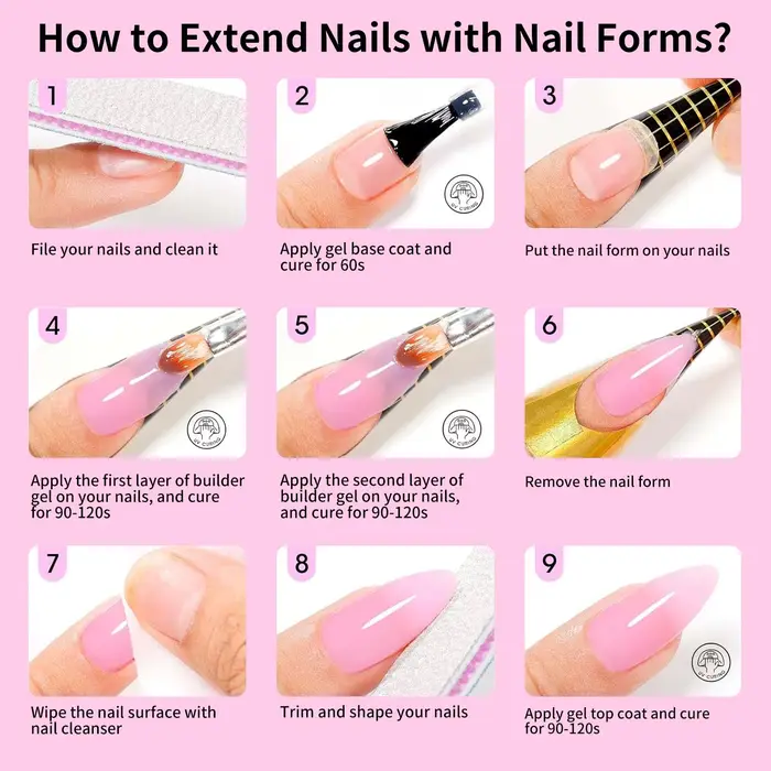 Kit de Gel de Construction pour Ongles
