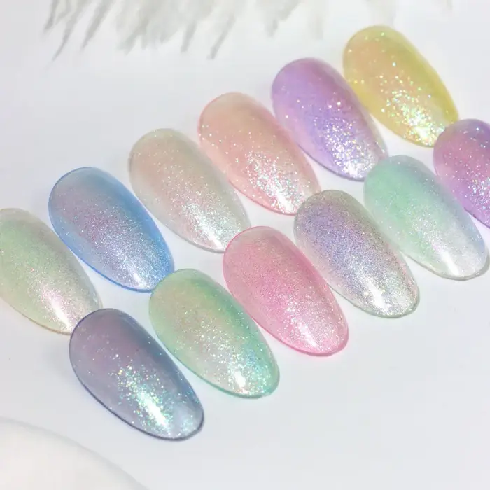 Vinimay-Verhéritage à ongles structurels ent, couleur arc-en-ciel, gel UV, à tremper, pour déficit, LED, pour nail art
