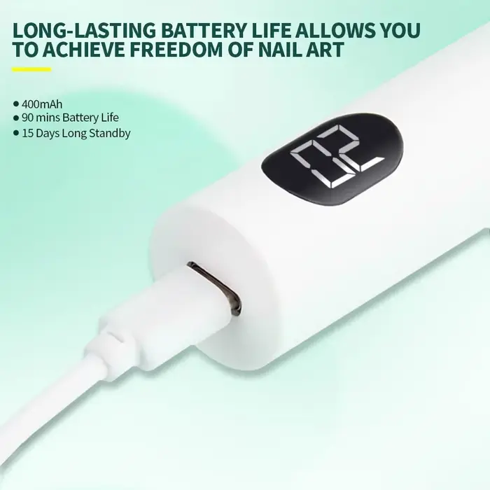 Nailpop lumière UV avec Stanp Mini lampe de traitement des ongles Portable Rechargeable sèche-ongles durcissement