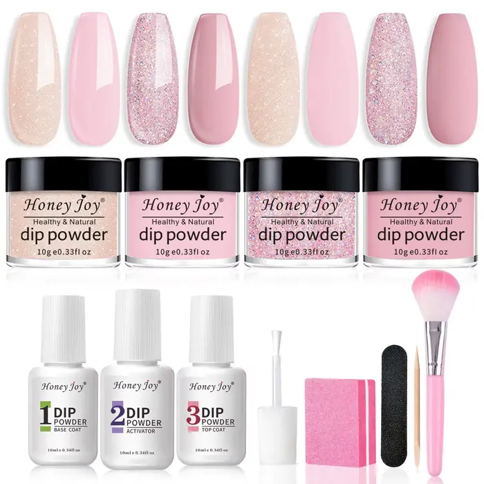 Kit de poudre à tremper pour ongles