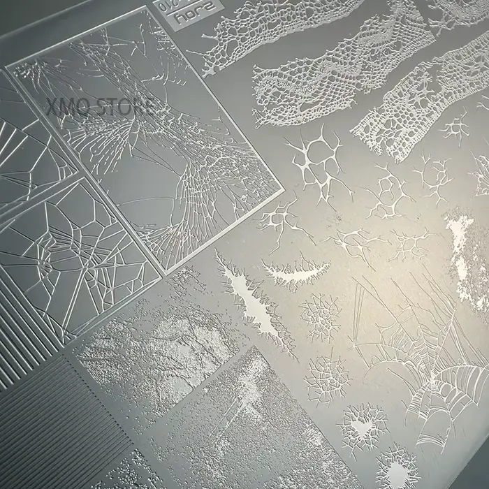 XMQ NAIL ART STAMPING PALTES LACE NAILS TEMPLATES