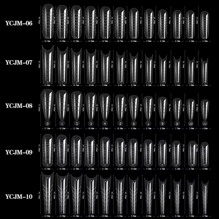 Formes d'extension d'ongles pour vernis Gel UV