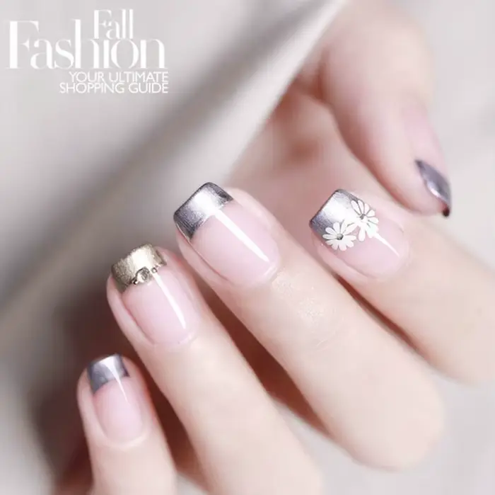 Nouveau dessin métallique peinture Gel vernis Nail Art tremper Gel vernis à ongles fleur dessin or a