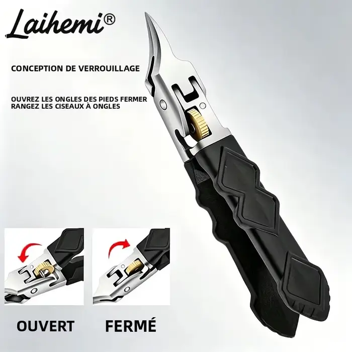 Coupe-ongles ergonomiques pour couper les ongles épais incarnés