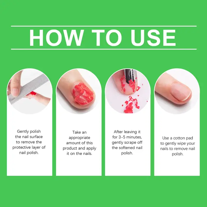 Dissolvant de Gel pour ongles doux