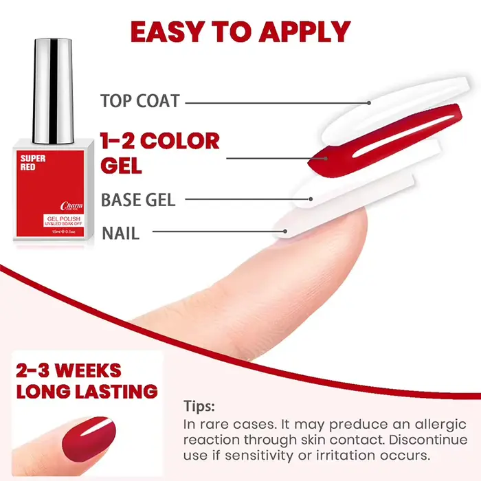 Vernis à ongles Gel classique de 15ml