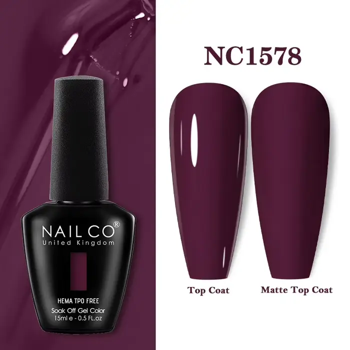 NAILCO 15ml automne marron couleurs série Gel vernis café Gel vernis à ongles hiver rougeâtre Gellak
