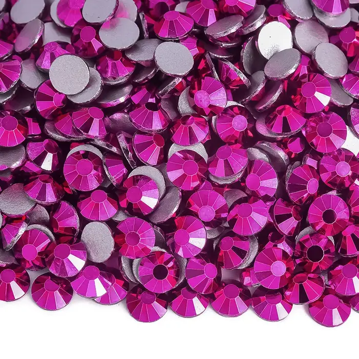 Mine couleur SS6-SS30 verre Super pailleté Flatback cristal argent dos Non correcteurs strass pour maquillage ongles charme страз