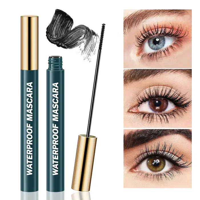 Mascara 4D, noir, imperméable, ultra long, volumateur, longue durée, anti-taches, festifs parfaits et occasions spéciales
