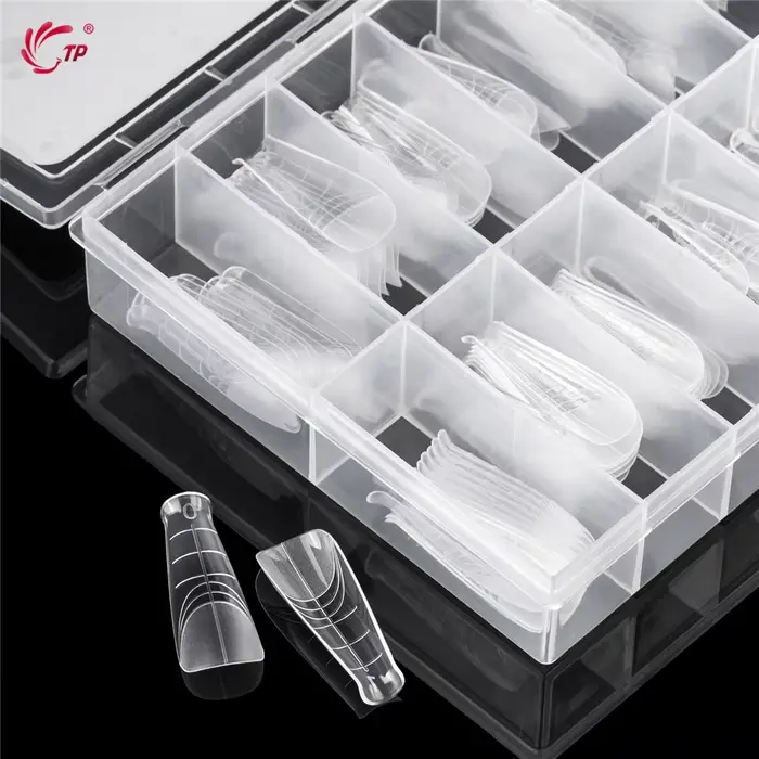 BNG 140 pièces ovale amande haut ongles Extension moules Kit de manucure couverture complète formes intelligentes