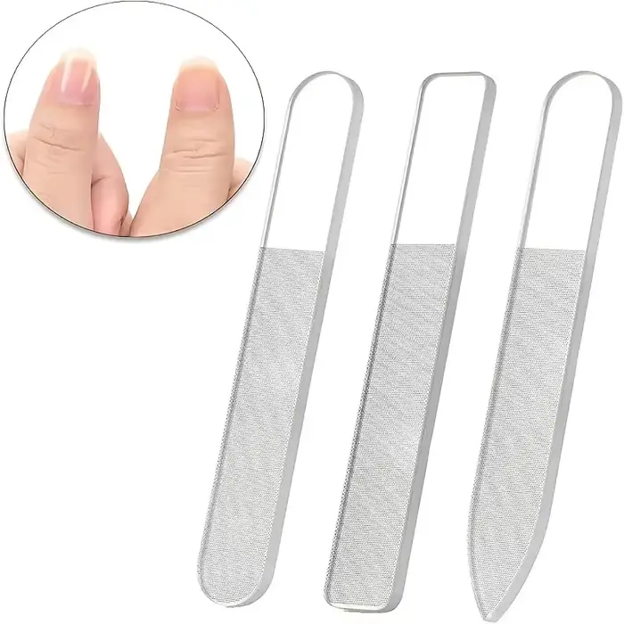 Limes professionnelles pour Nail Art en verre Nano, 3 pièces, bandes de meulage et de frottement de