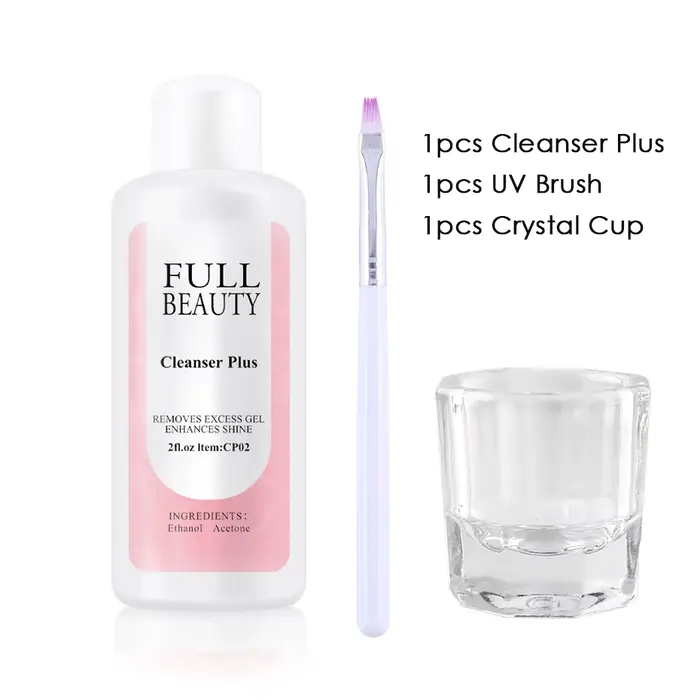 Ensemble de liquide dégraissant pour ongles, propre, élimine l'excès de vernis, couche de Gel, Solut