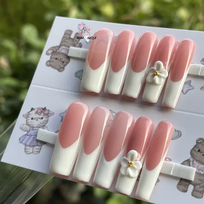 Nail Art-Embouts français extra longs