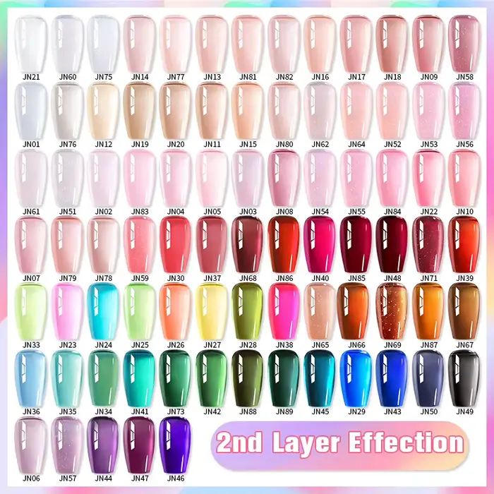 BORN PRETTY gelée nu Gel vernis à ongles 10ml rose clair pêche translucide couleur UV lumière Cure G