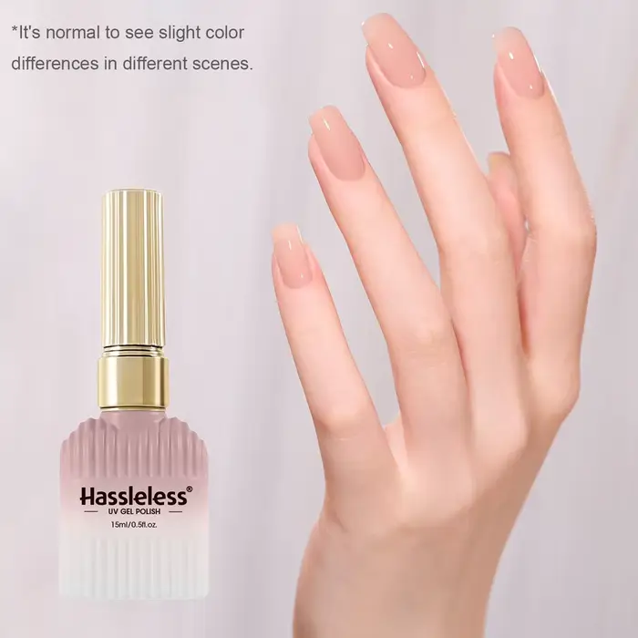 Gel UV rose nude Hassleless 15 ml