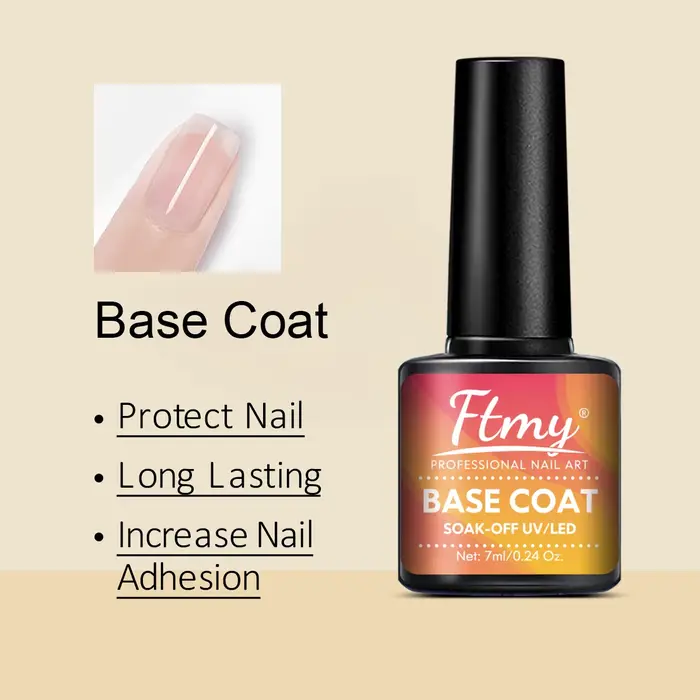 Ensemble de vernis à ongles Gel 2 pièces-manteau de Base de 0.24oz