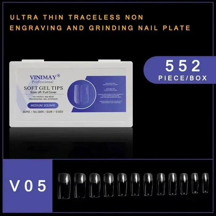 VINIMAY 16 styles 522 pièces Faux ongles sans trace