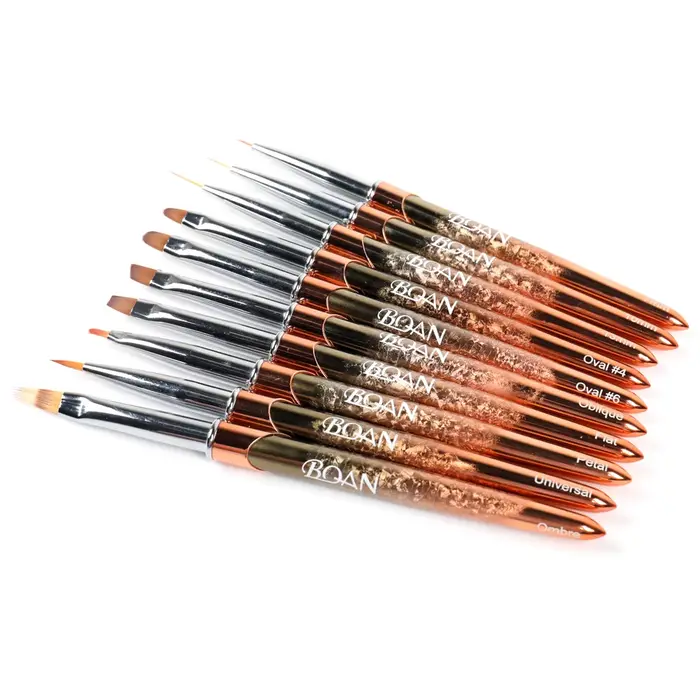 BQAN – brosse à ongles en or Rose