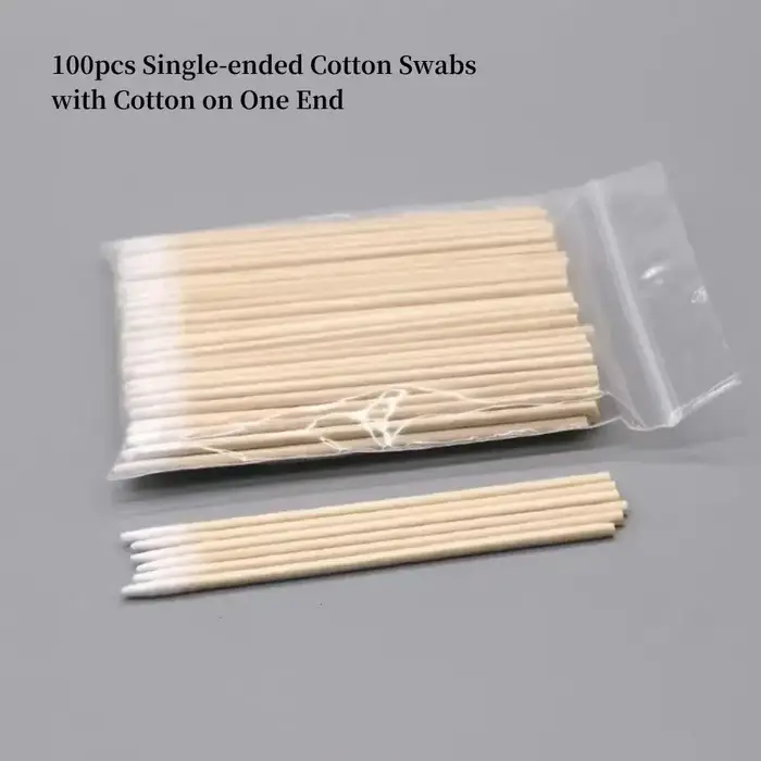100/300/500 ongles pointe en bois coton-tige bourgeons jetable Ultra-détail correcteur dissolvant de vernis