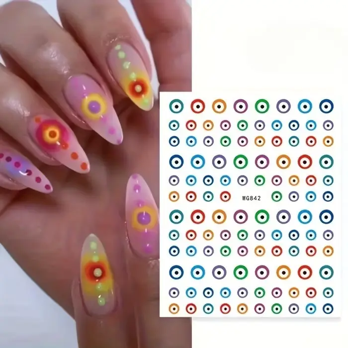 Autocollants pour ongles Evil Eye