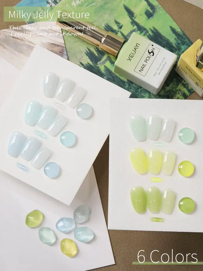 Vernis à ongles gel laiteux XEIJAYI Ice Jelly