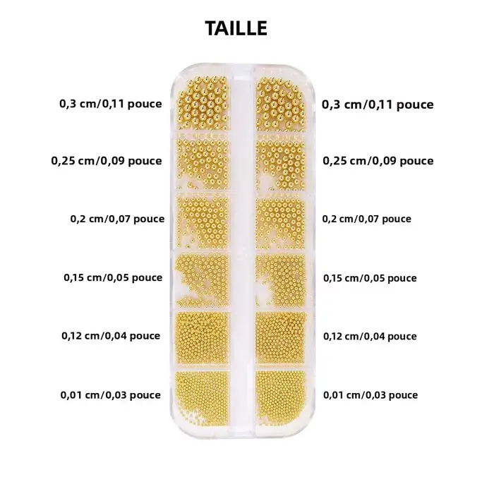 Perles de Caviar à 12 compartiments