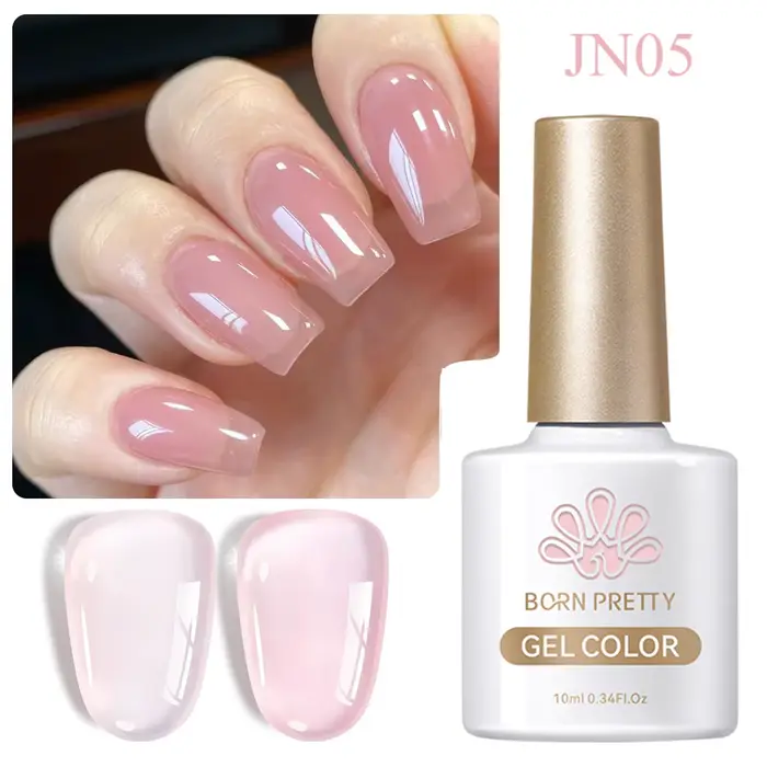 BORN PRETTY 10ml gelée laiteuse blanc Gel vernis à ongles