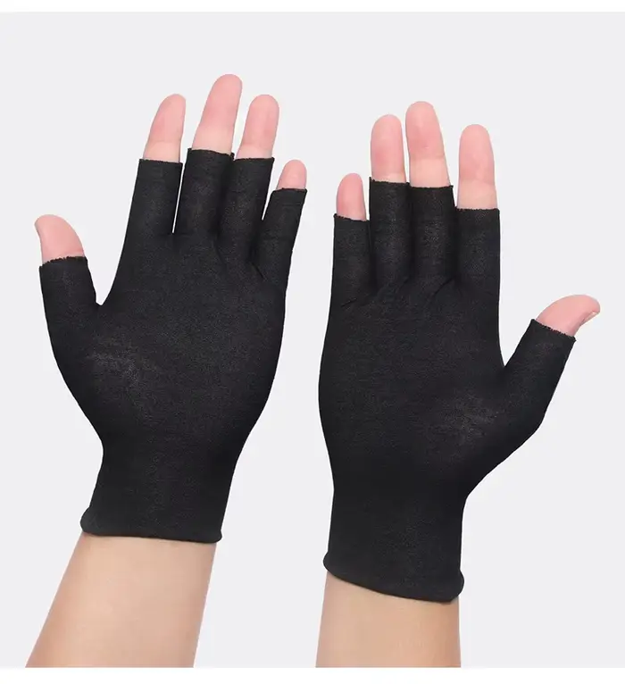 Gants Anti UV en Gel, gants de Protection professionnels pour manucure, protège les mains, Nail Art,