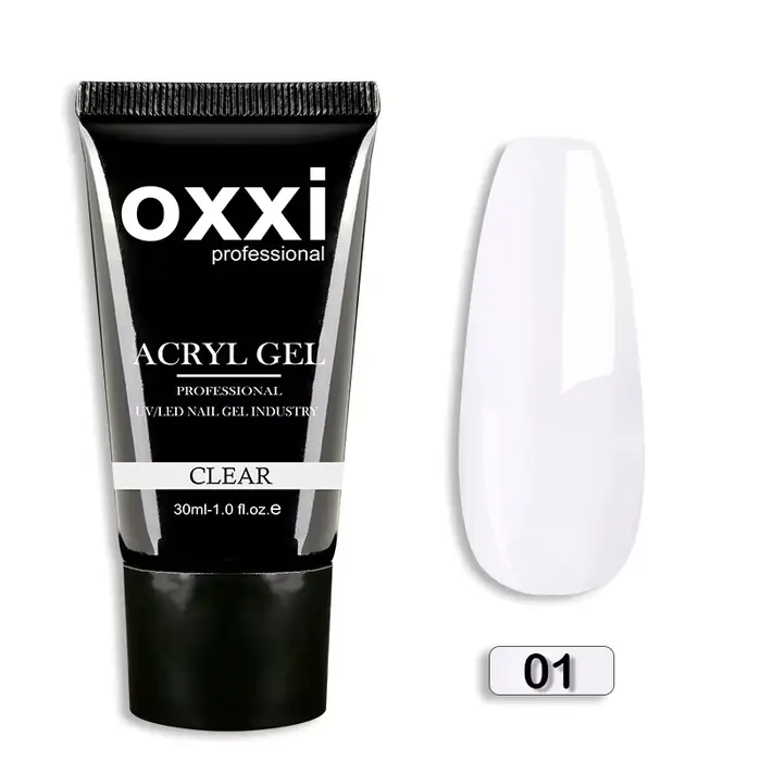 OXXI 30ml Gel acrylique Semi-permanent Poly ongles Gel manucure rapide facile Gel pour Extension uv 