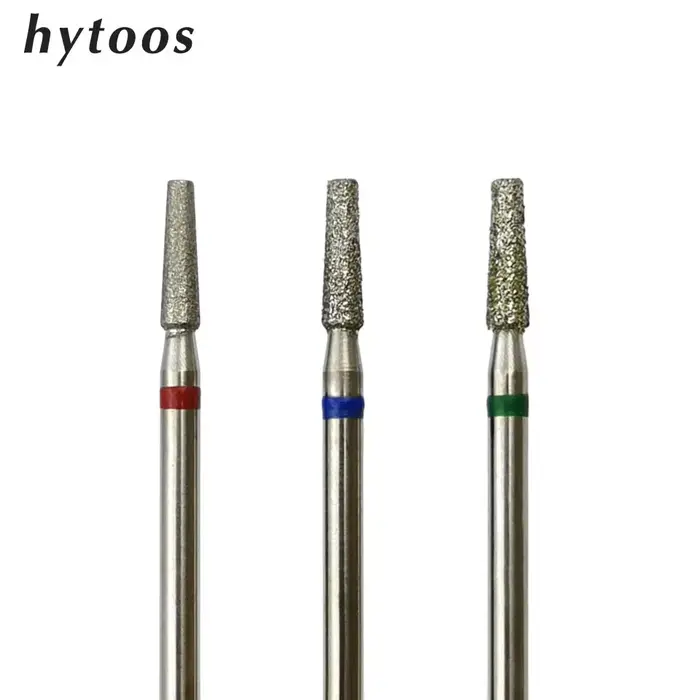 HYTOOS colonne diamant bavure ongles forets rotatif russe cuticule foret électrique manucure perceus