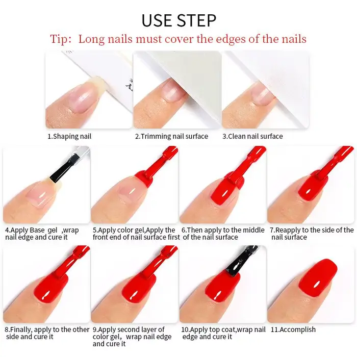 LILYCUTE 5 pièces/ensemble 7ML rouge marron Gel pour ongles bricolage Nail Art Semi Permanent UV Gel vernis longue durée conception manucure Kit fournitures