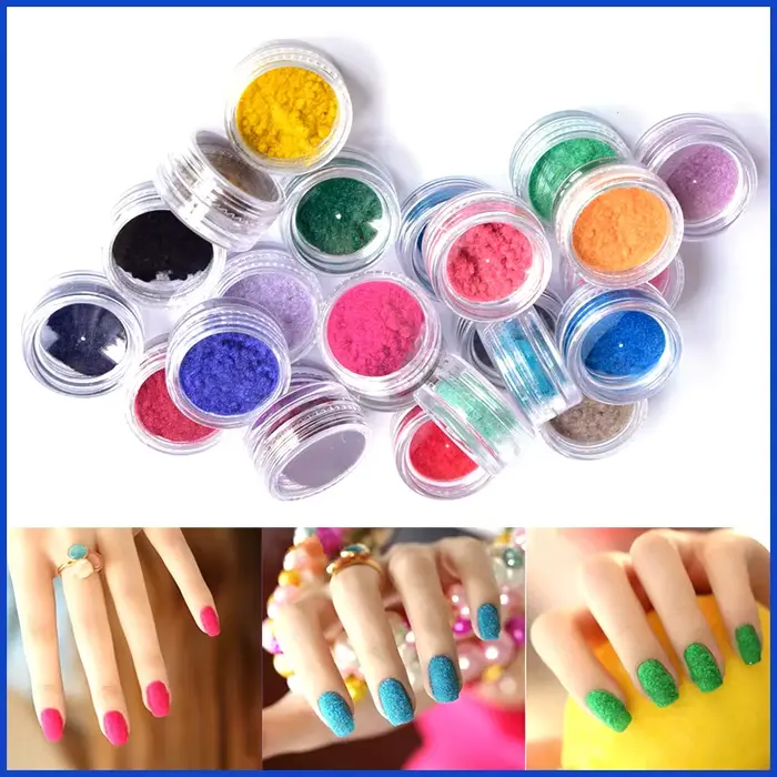 24 couleurs velours poudre villosités 3D flocage
