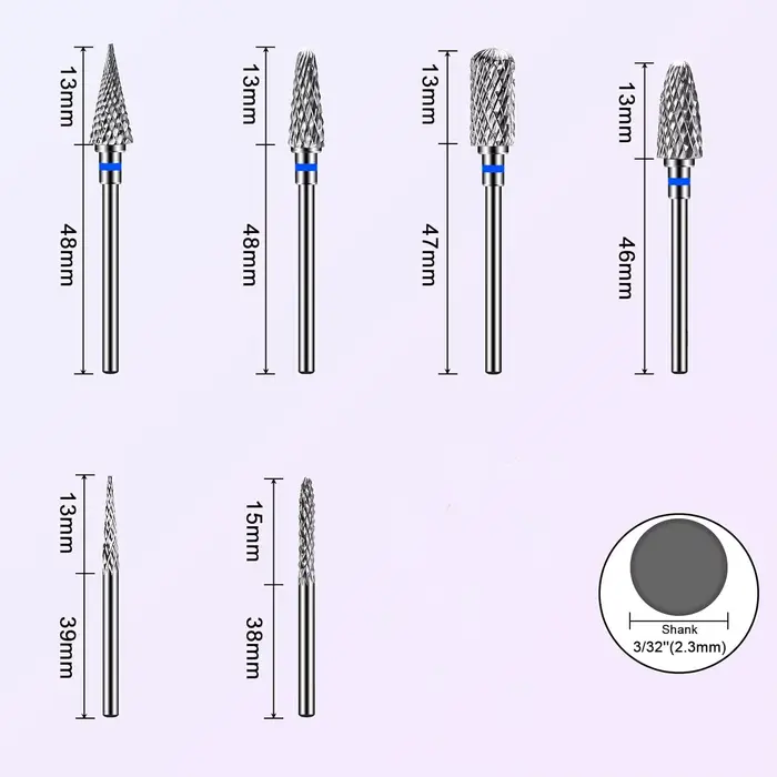 Embouts de ponçage pour ongles