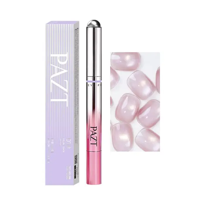 Stylo à ongles en gel effet œil de chat - Stylo à ongles magnétique 7-en-1 avec pinceau pour des ong