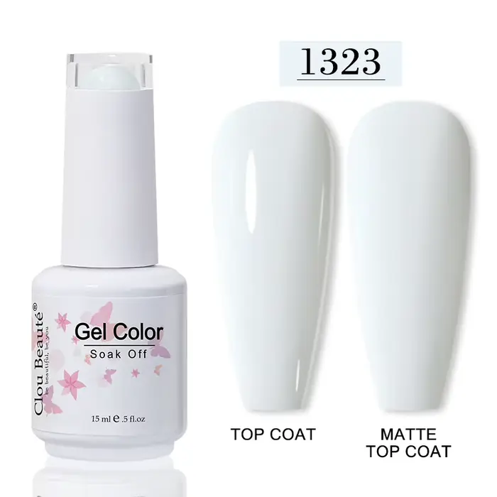 Clou miles-Verhéritage à ongles en gel UV semi-permanent, couche de base et de finition, 15ml