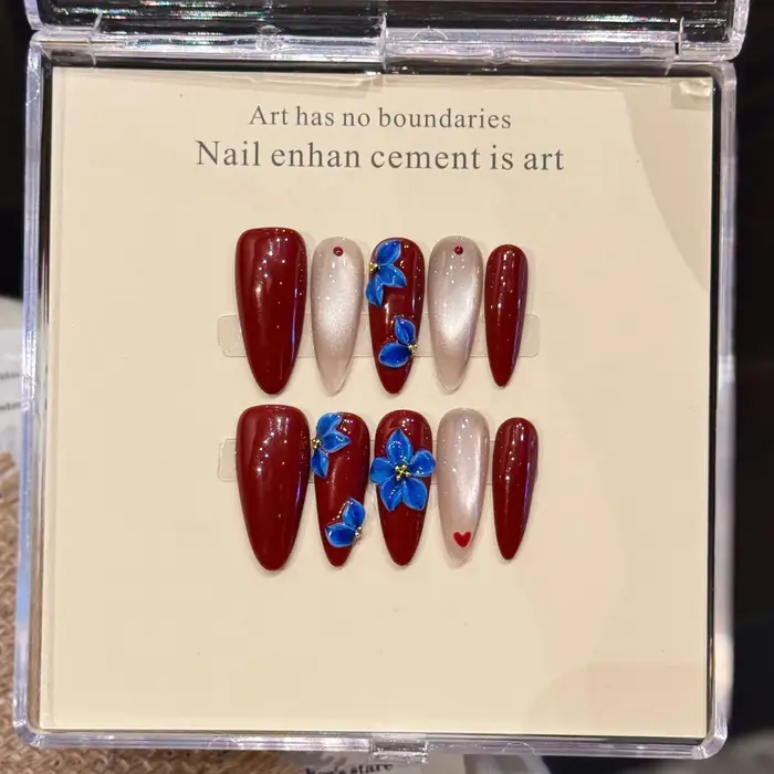 Faux ongles Vintage faits à la main