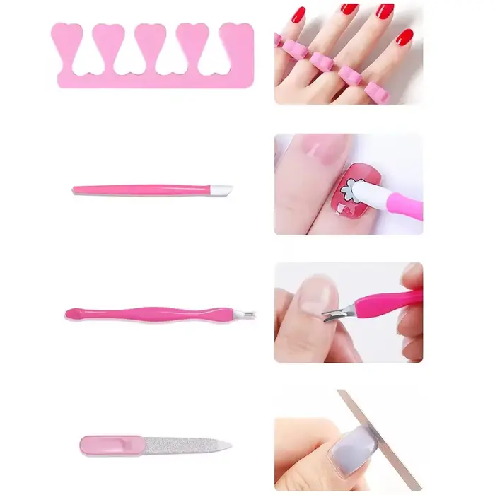 LINMANDA manucure Kit de lampe UV LED ensemble lampe UV et 20000 tr/min perceuse à ongles Kit et enl