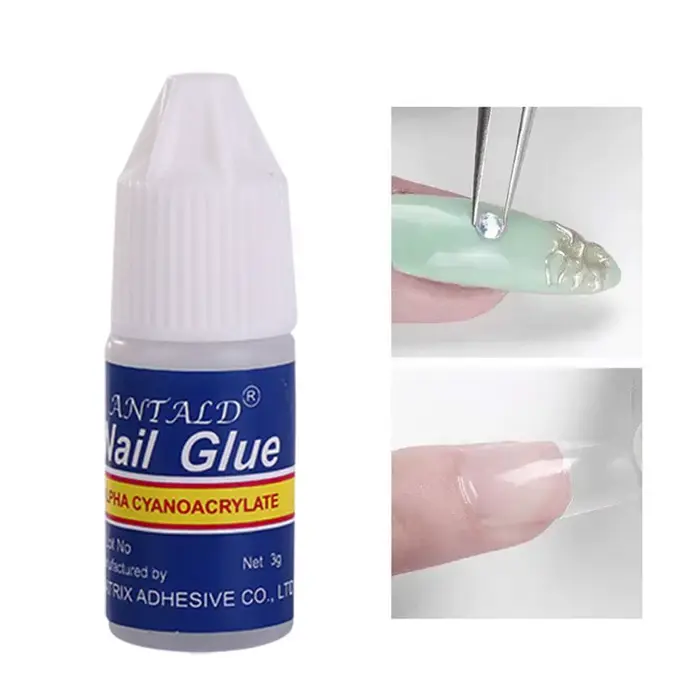 Colle à Ongles à vaccage Rapide pour Faux Ongles