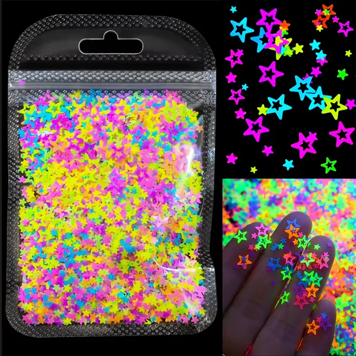 Paillettes holographiques argentées irrégulières pour ongles