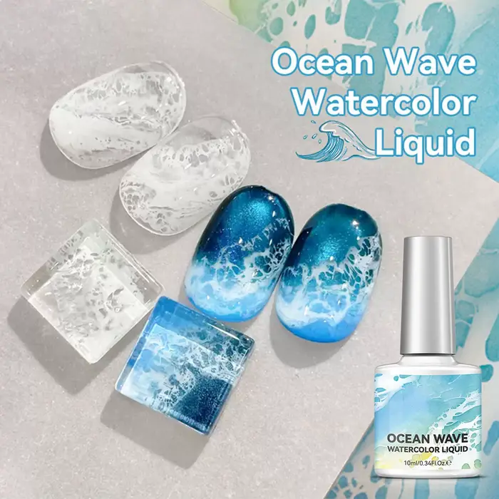 Gel de peinture pour ongles à effet aquarelle 10ML