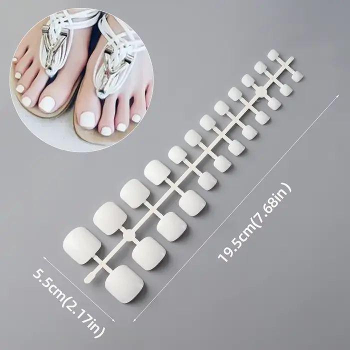 Faux Ongles Courts et Carrés pour Femme et Fille