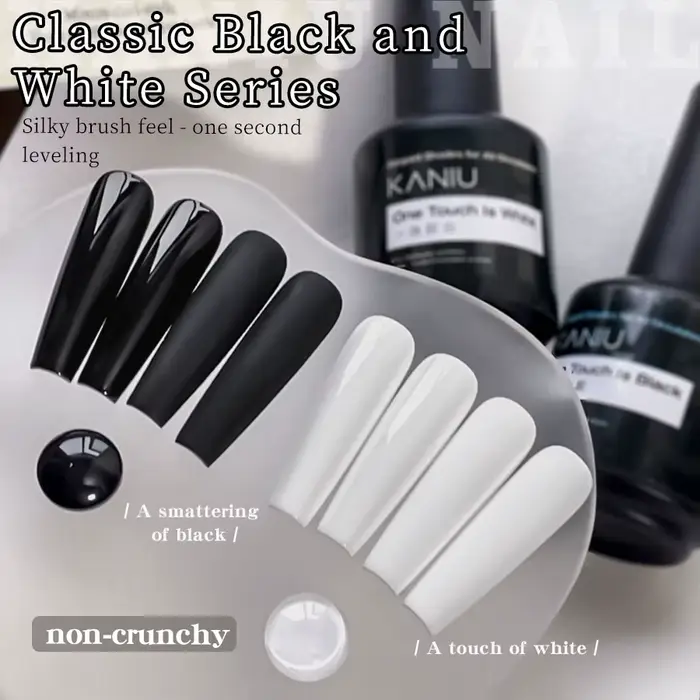 KANIU 15ml vernis à ongles Gel une touche haute pigmentation lisse nivellement sans plis manucure française tremper UV