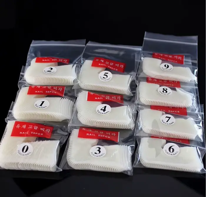 Faux-Ongles Français Courbe C
